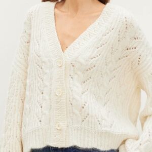 VELVET BY GRAHAM AND SPENCER Elisa Alpaca Blend Cardigan | Size S